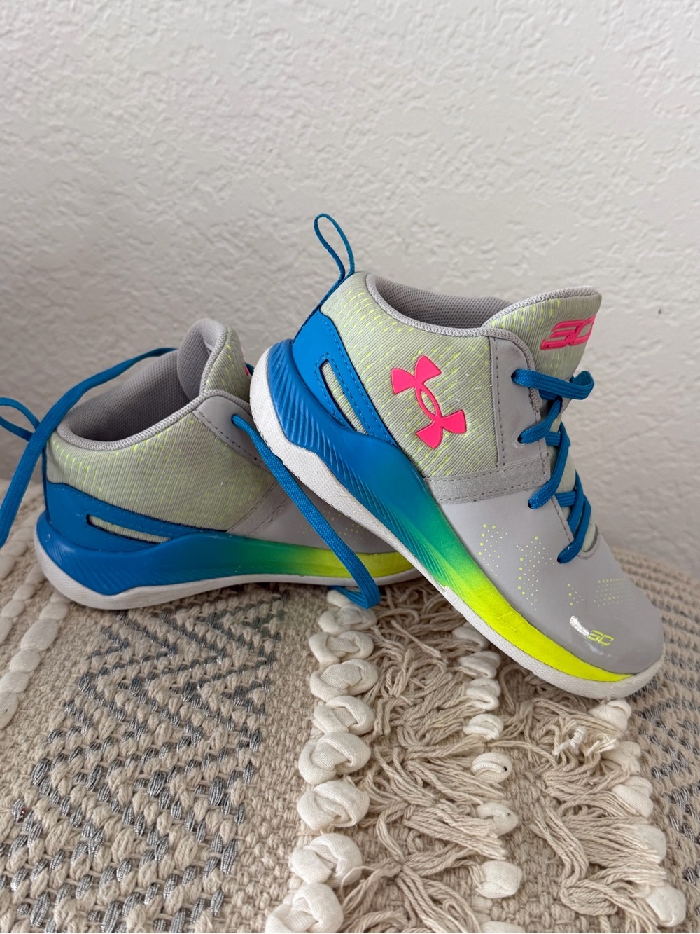 Under Armour Curry 2 Retro TD 'Splash Party' toddler basketball shoe